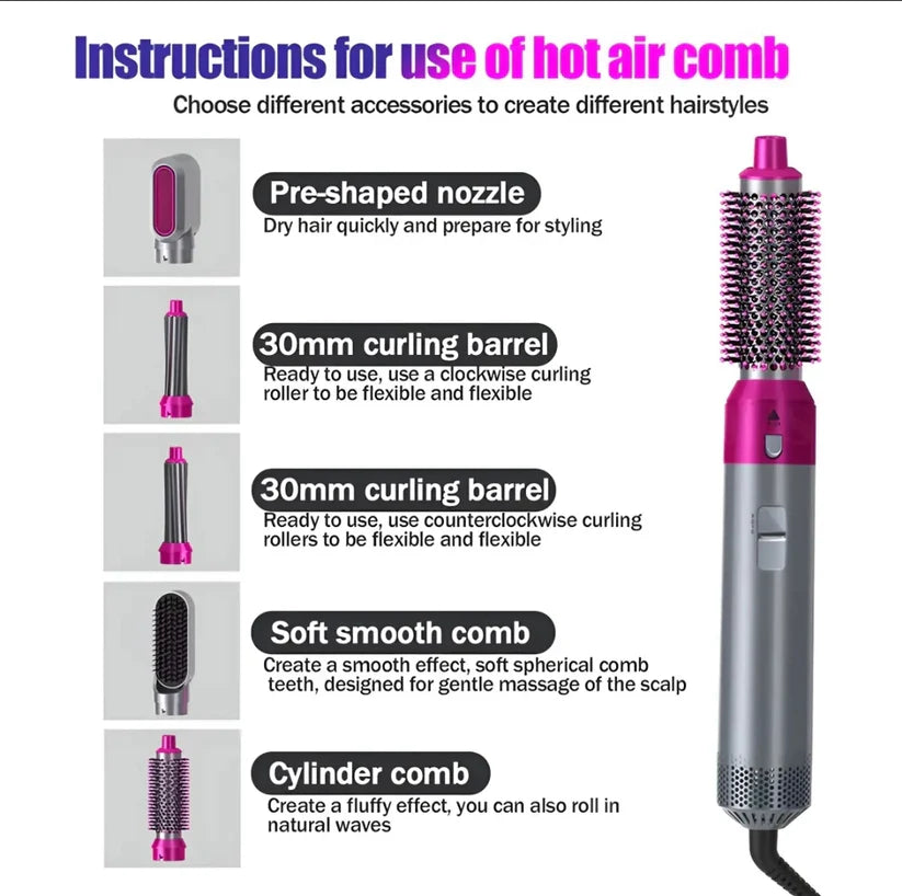 Complete Hair Styler , Straightener & Hair Curler